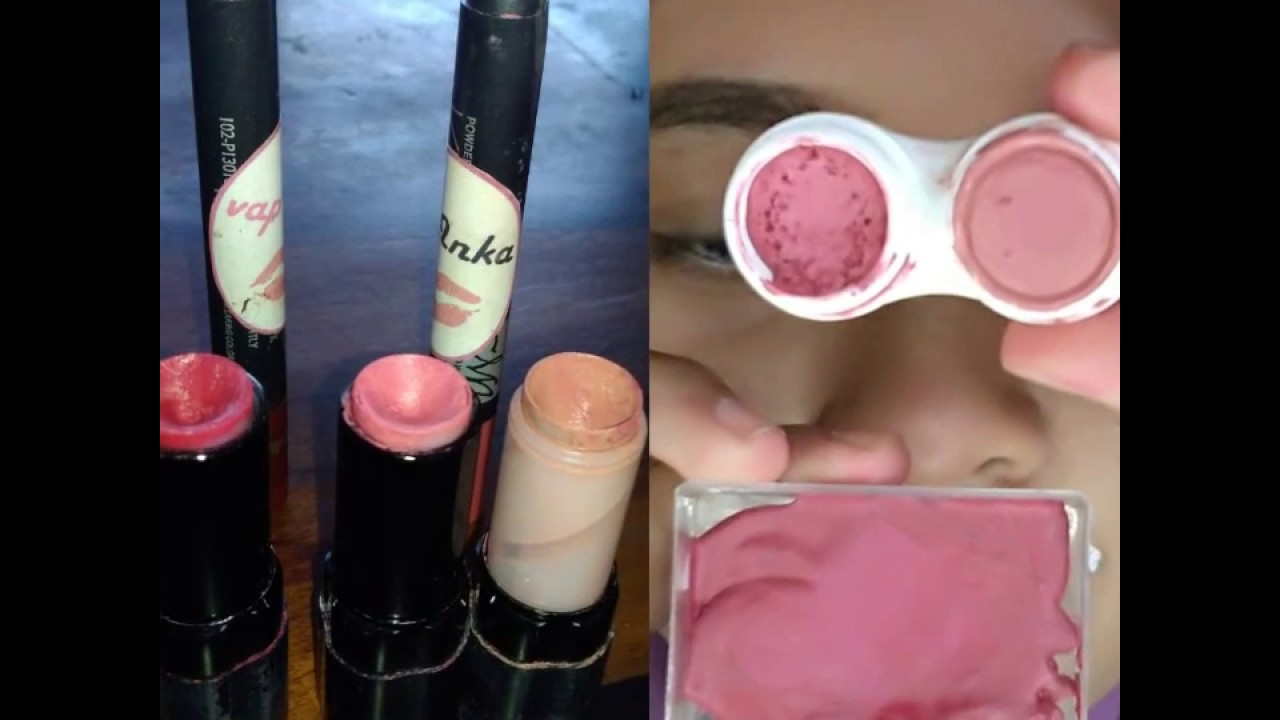 HOW TO REUSE OLD OR BROKEN LIPSTICK I DIY LIPSTIK YANG PATAH ATAU HABIS