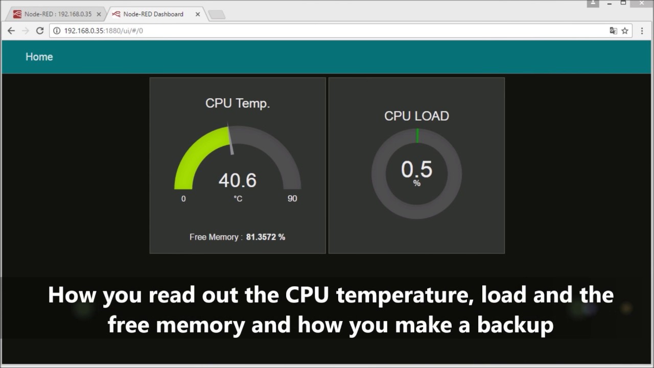 Raspberry Pi With Node-Red Tutorial #5 – Backup And Import A Project