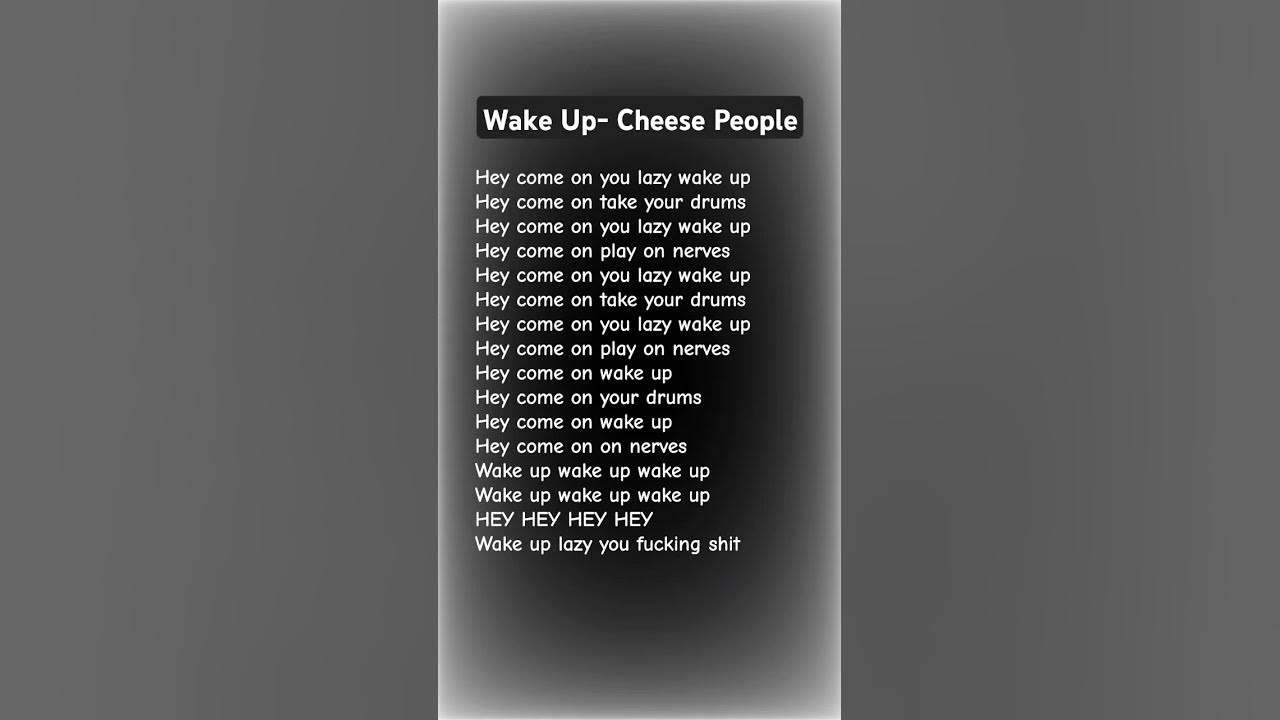 Wake Up- Cheese People #spotify #music #song #wakeup #lyrics #cheesepeople #2008music #shorts #love