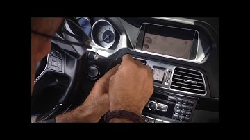 How to Remove Uninstal Mercedes E Radio Comand Navigation CD Changer