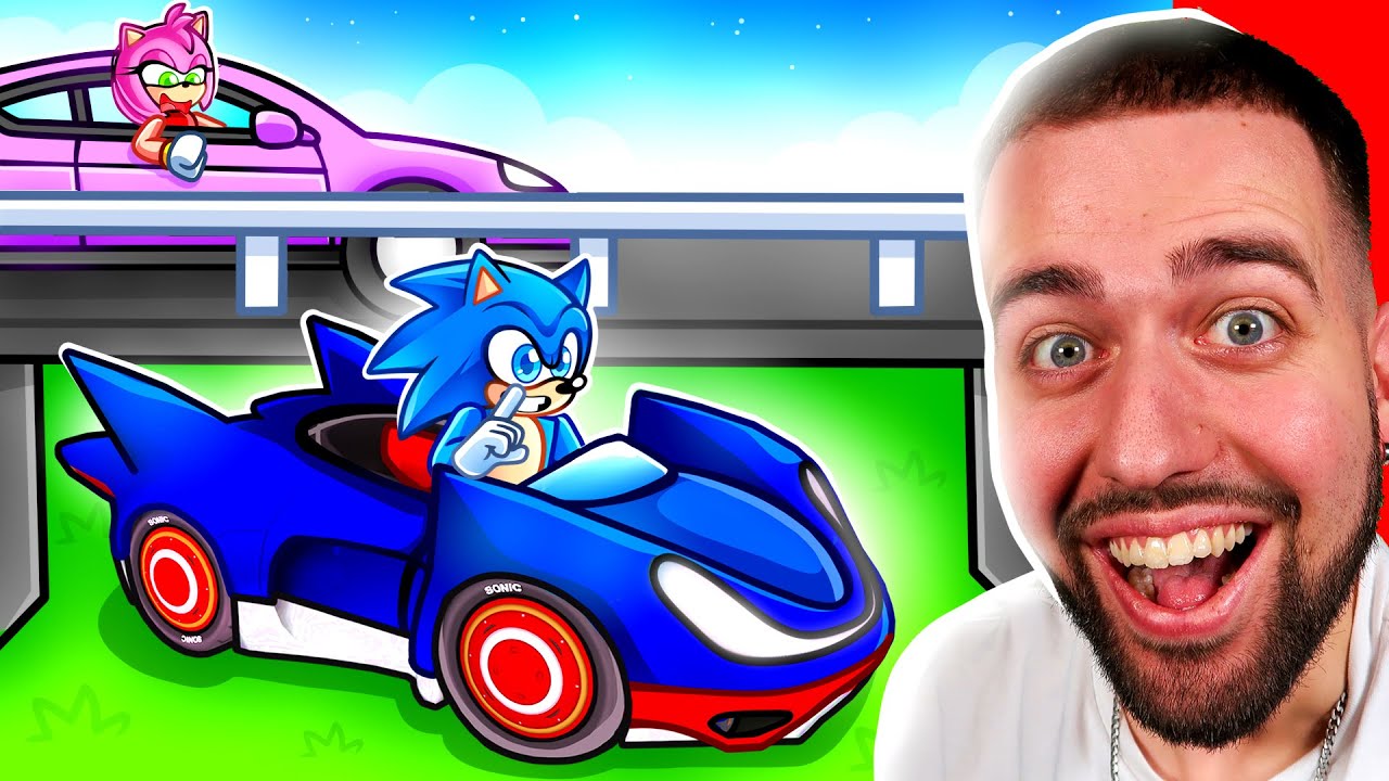 VOITURE SUPER SONIC SPEEDRUNNER vs HUNTERS sur Driving Empire Simulator ROBLOX !!