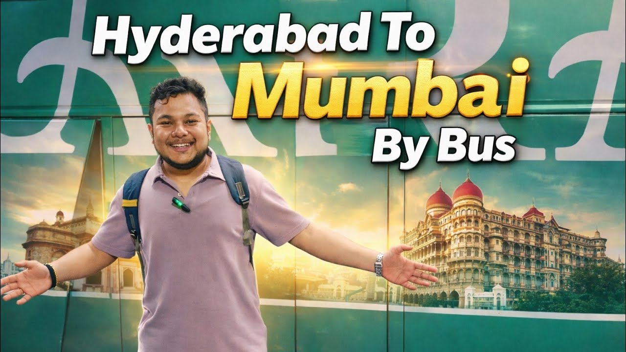 Hyderabad To Mumbai My First Solo Trip 🥴 #travelvlog 