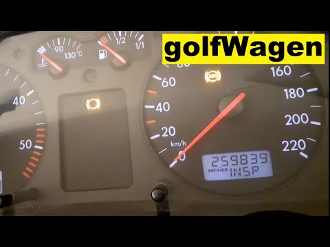 VW Golf 4 service INSP reset ----
