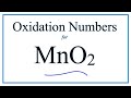 How to find the oxidation number for mn in mno2