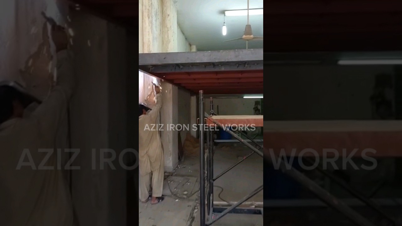 Mezzanine Floor | Steel Structure | AZIZ IRON STEEL WORKS 