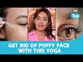 Quick &amp; Easy Depuffing Face Massage | Do At Home | Face Yoga By Vibhuti | Fit Tak