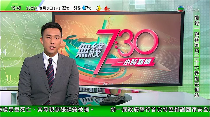 无线7:30 一小时新闻 TVB News｜日本周三起放宽入境限制｜北京举行国际服贸会主打绿色创新 贸发局展示香港优势｜疫情影响学生海外交流计划｜20220903 - 天天要闻