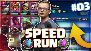 SPEEDRUN TAG 3! ÜBER 3000 POKALE IN 3 STUNDEN CLASH ROYALE?! | Clash Royale Deutsch