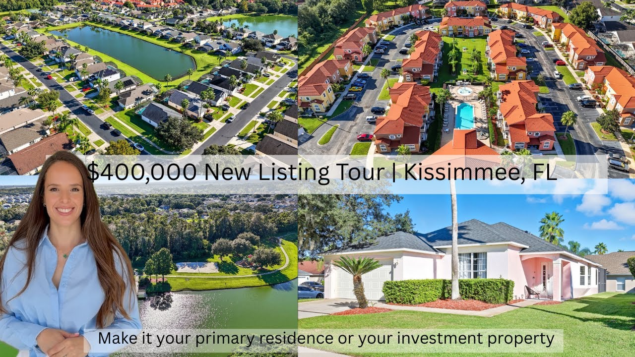 $400,000 New Listing Tour | Kissimmee, FL. Make it your primary residence or investment property