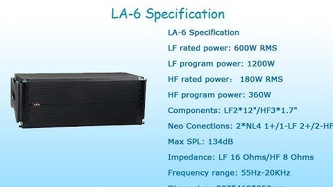 Loa array đám cưới VAS LA6 I Việt Mới