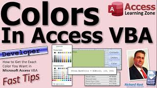 How to Get the Exact Color You Want in Microsoft Access VBA screenshot 1