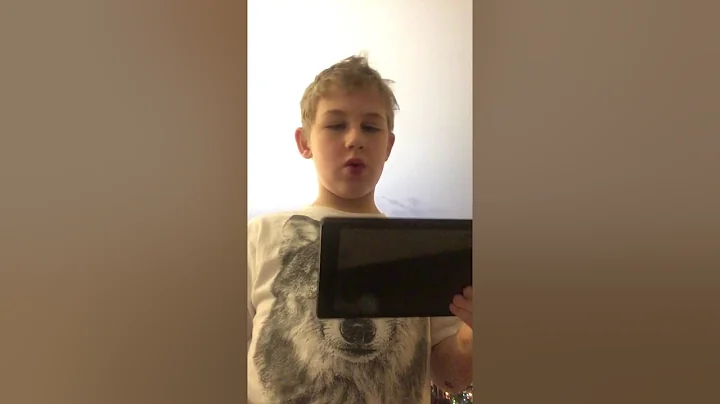 My son is on my first video