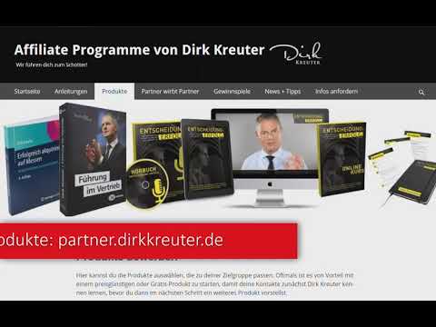 Affiliate-Produkte von Dirk Kreuter finden und bewerben