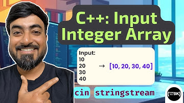 Read Integer Array Input in C++ | Programs & Concepts for Beginners | Arrays