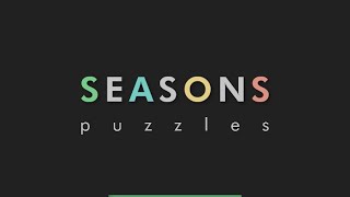 Seasons Puzzles | Mind Games FULL IOS ALL SEASONS Walkthrough/Gameplay Saltuk Emre Gul Black Games screenshot 3