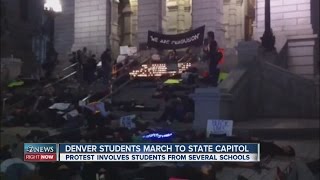 Denver students protest, march to capitol