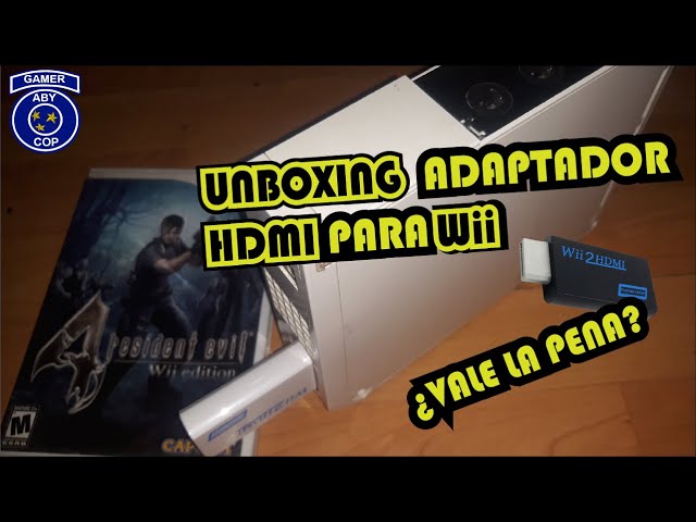 UNBOXING Adaptador HDMI Wii ¿Vale La Pena COMPRAR?, Full HD 1080p