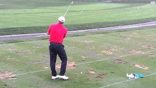 Steve Stricker practices for President Cup in Muirfield Golf Course