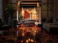 Empty Room to $1M Molten Gold Dining Room — AI Transformation | VAULTX DESIGN #shorts