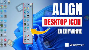 How to Align Desktop Icons Where You Want Them and Stop Auto Align In Windows 11 PC