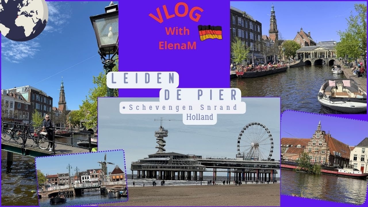 LEIDEN#De PIER#третий заключительный день на авто по Голландии-релакс без туристов