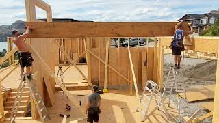 We installed this massive beam by hand