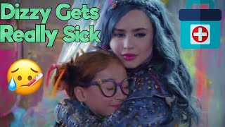 Dizzy Gets Really Sick: Descendants Texting Story