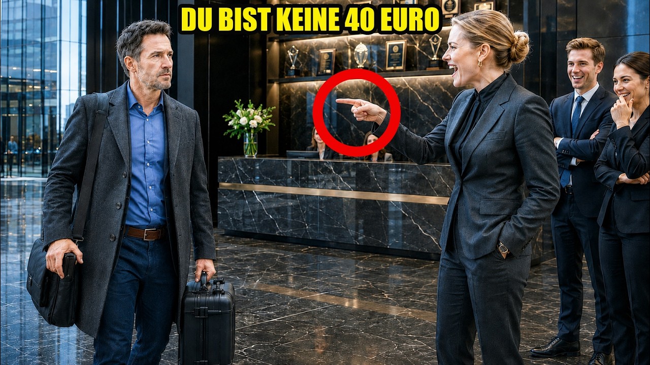 „40 Euro? Wegen so einem lächerlichen Betrag will er hier sitzen bleiben?“ Diese Worte lachte die Vorstandsvorsitzende durch die Marmorhalle, direkt vor ihren Mitarbeitern. Ich war nur gekommen,...