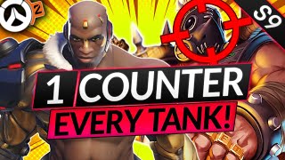 1 COUNTER PICK for EVERY TANK HERO (NEW Season 9) - Overwatch 2 Meta Guide