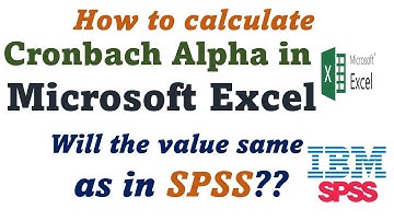 How to Calculate Cronbach Alpha (Reliability) in Excel