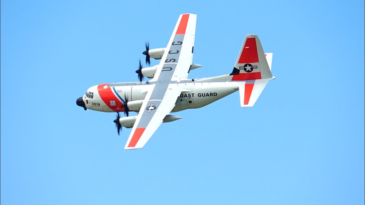 US Coast Guard HC-130J Super Hercules 2024 NAS Oceana Air Show
