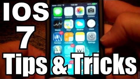 IOS 7 Tips, Tricks and Hidden Features