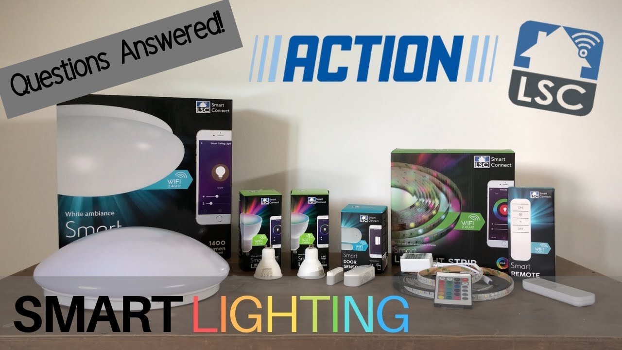 verwarring zo hoogtepunt Budget Smart Lighting from ACTION - Q&A Questions Answered - YouTube