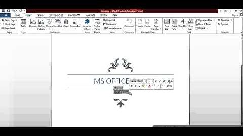 MS Word 2013 In Pashto With KhAn Lecture No 4
