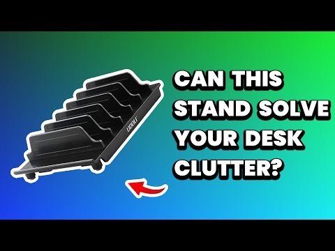 Video thumbnail: UDOLI Adjustable Multi-Device Organizer Dock Stand Review: Simple Desk Organization