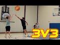 Playing 3-on-3 BASKETBALL With The Boys!!