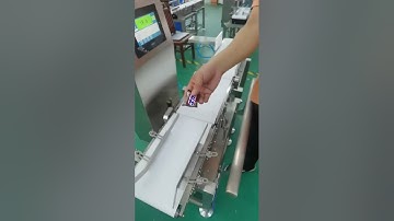 Small Product High Speed and Accuracy Dynamic Checkweigher for Chocolate Bar