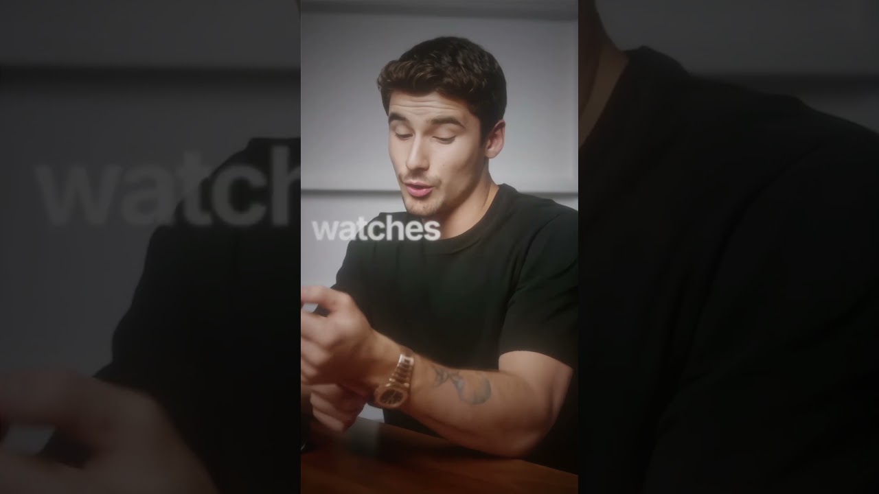 iman gadzhi never goes out without a watch.  #trending #money #shorts