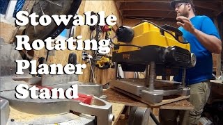 Rotating Stowable Planer Stand I