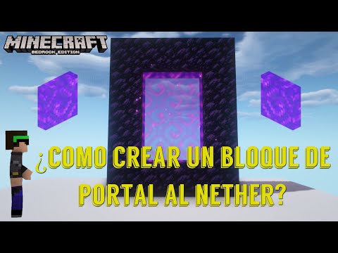 Minecraft bedrock 1.16 (Nether update) - Bloque de portal al NETHER MCPE/Xbox/PS4 /Windows/Switch