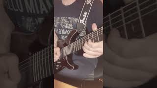 Deep Purple  - When a blind man cries solo cover (Schecter Hellraiser C7 FR) #schecter #sustainac