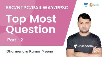 Top Most Question | Maths | Part -2 | SSC/NTPC/RAILWAY/RPSC | wifistudy Studios | Dharmendra Meena