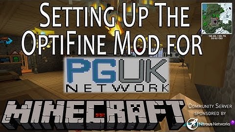 PGUK Network Minecraft Server Help | Setup OptiFine