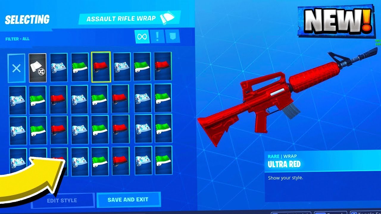適切な Ultra Red Wrap Fortnite ガサタメガ
