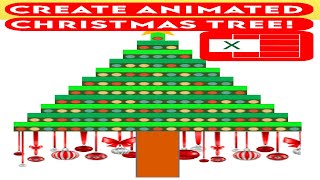 Create a Animated Christmas tree with Excel!🎄 (It's so easy! 😆) screenshot 1