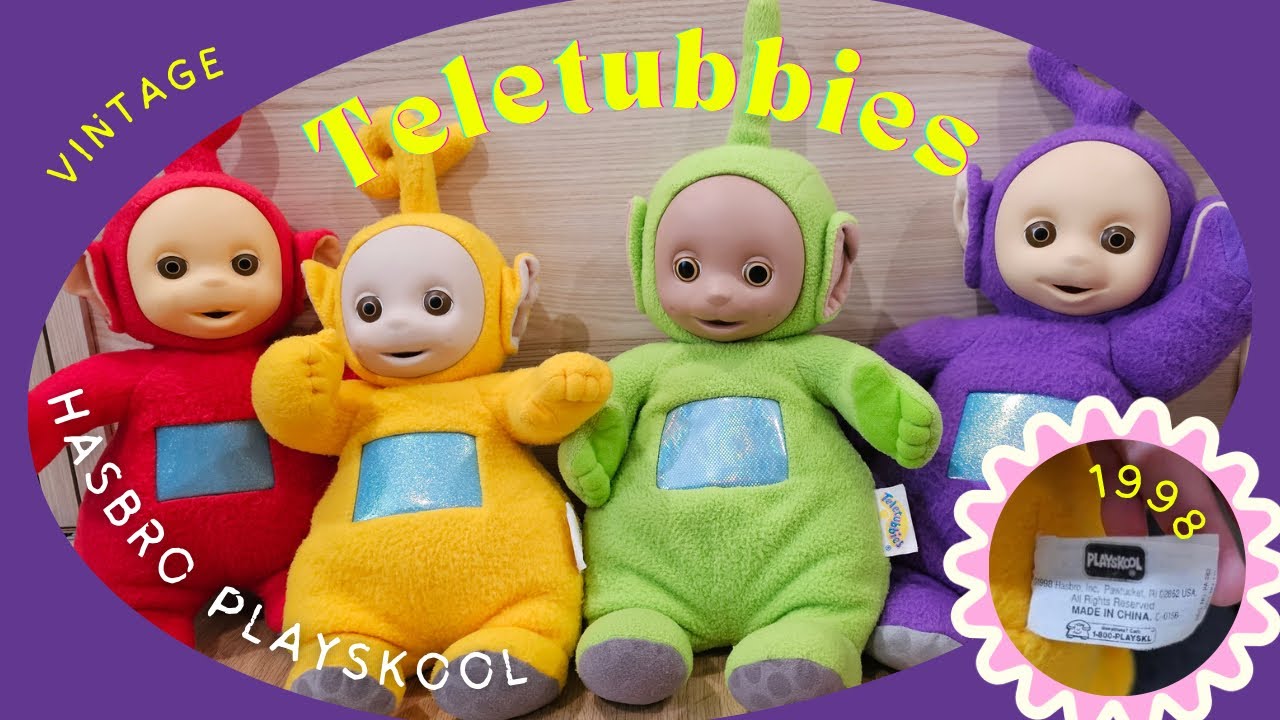 Unboxing [ 21 ] •❤️💛Vintage 1998 hasbro playskool “Teletubbies”💚💜•