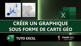 Créer une CARTE GÉOGRAPHIQUE automatique avec EXCEL (statistiques par pays, régions et villes) screenshot 3