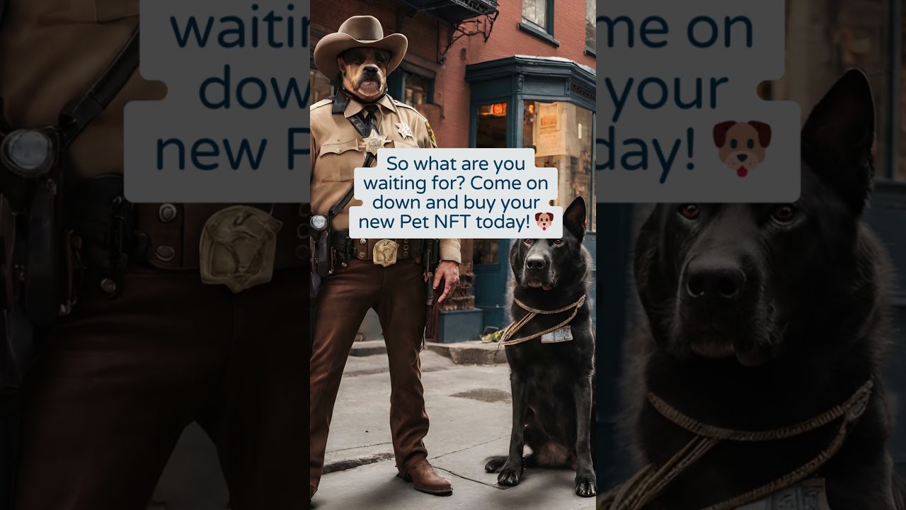 Introducing the newest NFT pet store! 🐶🐱 #shorts  #movie #thinkpawsitiveanimal #dog