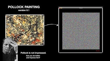 Draw a Pollock painting with the minilibX