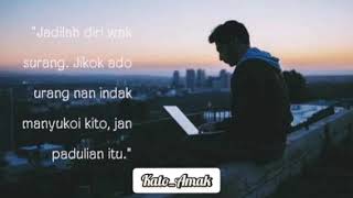 STORY WA  (Bahasa Minang )KEREN ....